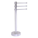 Allied Brass Vanity Top 3 Swing Arm Guest Towel Holder with Dotted Accents 973D-SCH