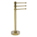 Allied Brass Vanity Top 3 Swing Arm Guest Towel Holder with Dotted Accents 973D-UNL