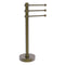 Allied Brass Vanity Top 3 Swing Arm Guest Towel Holder with Groovy Accents 973G-ABR