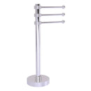 Allied Brass Vanity Top 3 Swing Arm Guest Towel Holder with Groovy Accents 973G-PC