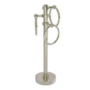 Allied Brass Vanity Top 3 Towel Ring Guest Towel Holder 983-PNI