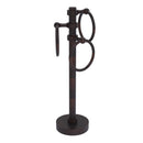 Allied Brass Vanity Top 3 Towel Ring Guest Towel Holder 983-VB