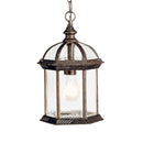 Kichler Barrie 1 Light Pendant Tannery Bronze 9835TZ