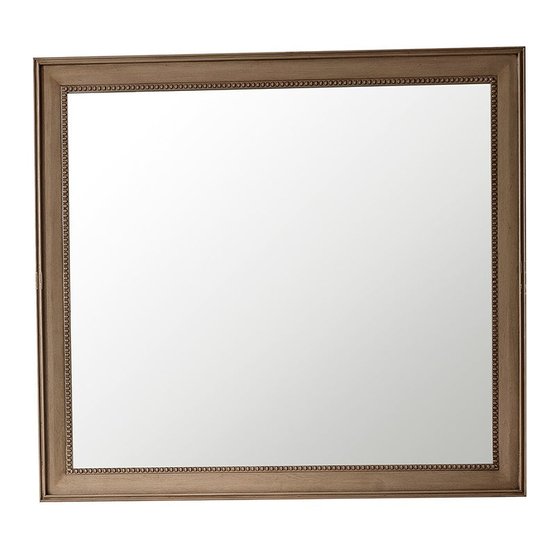 James Martin Bristol 44" Rectangular Mirror White Washed Walnut 157-M44-WW