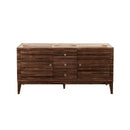 James Martin Linear 59" Double Vanity Mid Century Walnut 210-V59D-WLT