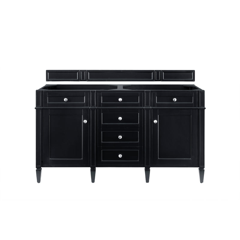 James Martin Brittany 60" Double Vanity Black Onyx 650-V60D-BKO