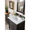 James Martin Brittany 30" Single Vanity Black Onyx with 3 cm Eternal Jasmine Pearl Quartz Top 650-V30-BKO-3EJP