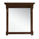 James Martin Brookfield 48" Burnished Mahogany Single Vanity with 3 cm Ethereal Noctis Quartz Top 147-114-5266-3ENC