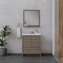 Alya Bath Sortino 30" Modern Bathroom Vanity Gray AB-MD630-G