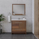 Alya Bath Sortino 36" Modern Bathroom Vanity Rosewood AB-MD636-RW