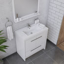 Alya Bath Sortino 36" Modern Bathroom Vanity White AB-MD636-W