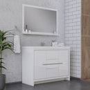 Alya Bath Sortino 48" Modern Bathroom Vanity White AB-MD648-W