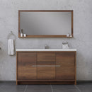 Alya Bath Sortino 60 Single" Modern Bathroom Vanity Rosewood AB-MD660S-RW