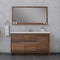 Alya Bath Sortino 60 Single" Modern Bathroom Vanity Rosewood AB-MD660S-RW