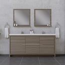 Alya Bath Sortino 72" Modern Bathroom Vanity Gray AB-MD672-G