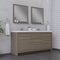 Alya Bath Sortino 72" Modern Bathroom Vanity Gray AB-MD672-G