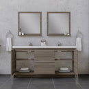 Alya Bath Sortino 72" Modern Bathroom Vanity Gray AB-MD672-G