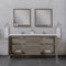 Alya Bath Sortino 72" Modern Bathroom Vanity Gray AB-MD672-G