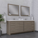 Alya Bath Sortino 84" Modern Bathroom Vanity Gray AB-MD684-G