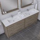 Alya Bath Sortino 84" Modern Bathroom Vanity Gray AB-MD684-G