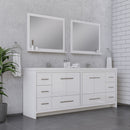 Alya Bath Sortino 84" Modern Bathroom Vanity White AB-MD684-W