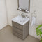 Alya Bath Paterno 24" Modern Freestanding Bathroom Vanity Gray AB-MOA24-G