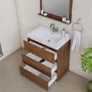 Alya Bath Paterno 30" Modern Freestanding Bathroom Vanity Rosewood AB-MOA30-RW