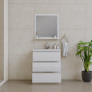 Alya Bath Paterno 30" Modern Freestanding Bathroom Vanity White AB-MOA30-W