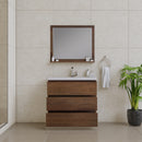 Alya Bath Paterno 36" Modern Freestanding Bathroom Vanity Rosewood AB-MOA36-RW