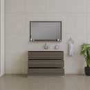 Alya Bath Paterno 48" Modern Freestanding Bathroom Vanity Gray AB-MOA48-G