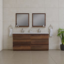 Alya Bath Paterno 72" Modern Freestanding Bathroom Vanity Rosewood AB-MOA72D-RW