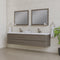 Alya Bath Paterno 84" Modern Wall Mounted Bathroom Vanity Gray AB-MOF84D-G