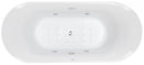 ALFI EAGO 74" White Free Standing Air Bubble Bathtub AM1900