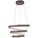 Abra Lighting Oval Spring Pendant 10005PN-BZ