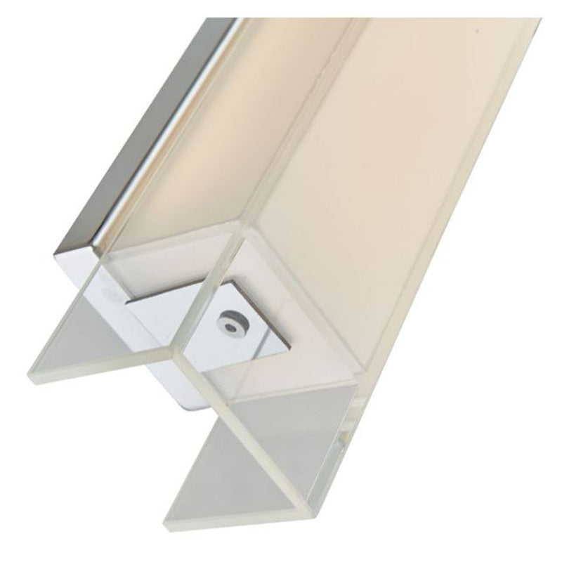 Abra Lighting Miter Glass LED Vanity 20013WV-CH