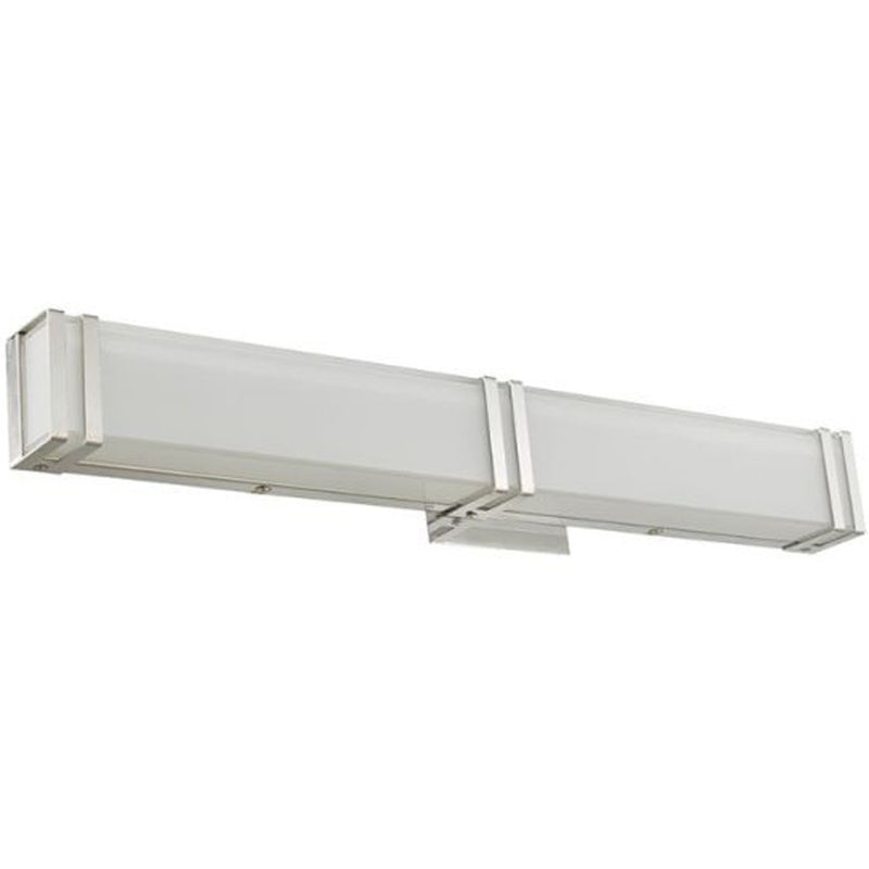 Abra Lighting Miter Glass with Chrome Brackets LED Vanity 20015WV-CH