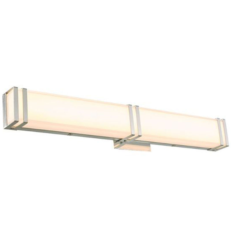 Abra Lighting Miter Glass with Chrome Brackets LED Vanity 20015WV-CH