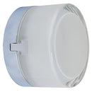 Abra Lighting Heavy moulded glass Flush Mount 30001FM-CH