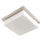 Abra Lighting Square Opal Glass Flush Mount 30007FM-BN