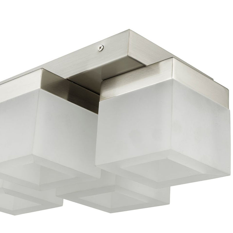 Abra Lighting 4 Light Wall or Ceiling Square Edge Lite Dim LED 30055FM-BN