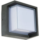 Abra Lighting Square Outdoor Wall Sconce with Hoods 50023ODW-MB