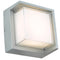 Abra Lighting Square Outdoor Wall Sconce with Hoods 50023ODW-SL