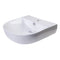 ALFI 20" White D-Bowl Porcelain Wall Mounted Bath Sink AB110