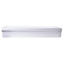 ALFI 48" White Above Mount Fireclay Bath Trough Sink AB48TR