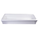 ALFI 48" White Above Mount Fireclay Bath Trough Sink AB48TR