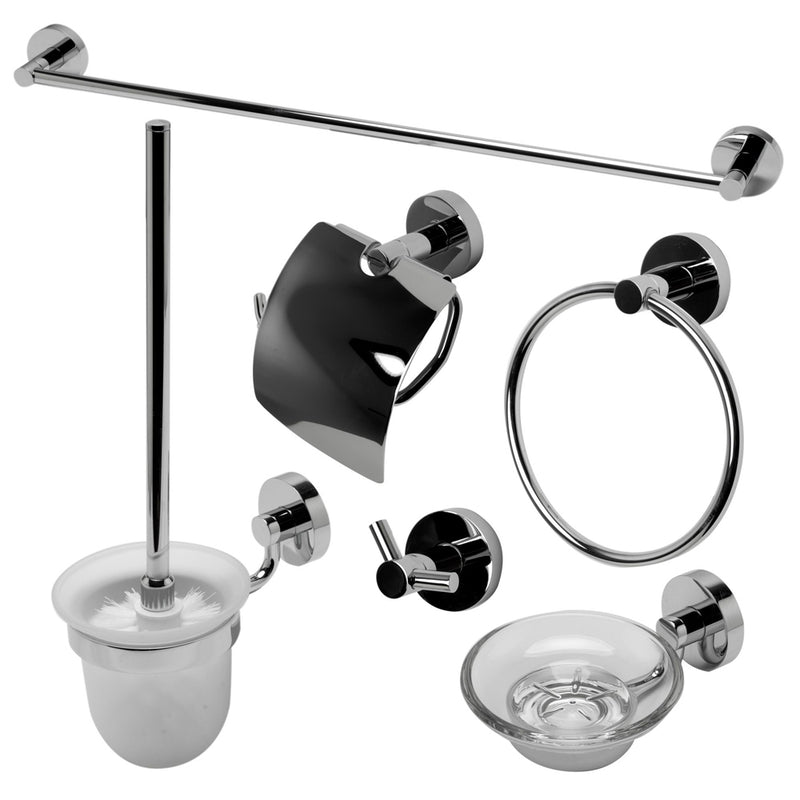 ALFI 6 Piece Matching Bathroom Accessory Set AB9513