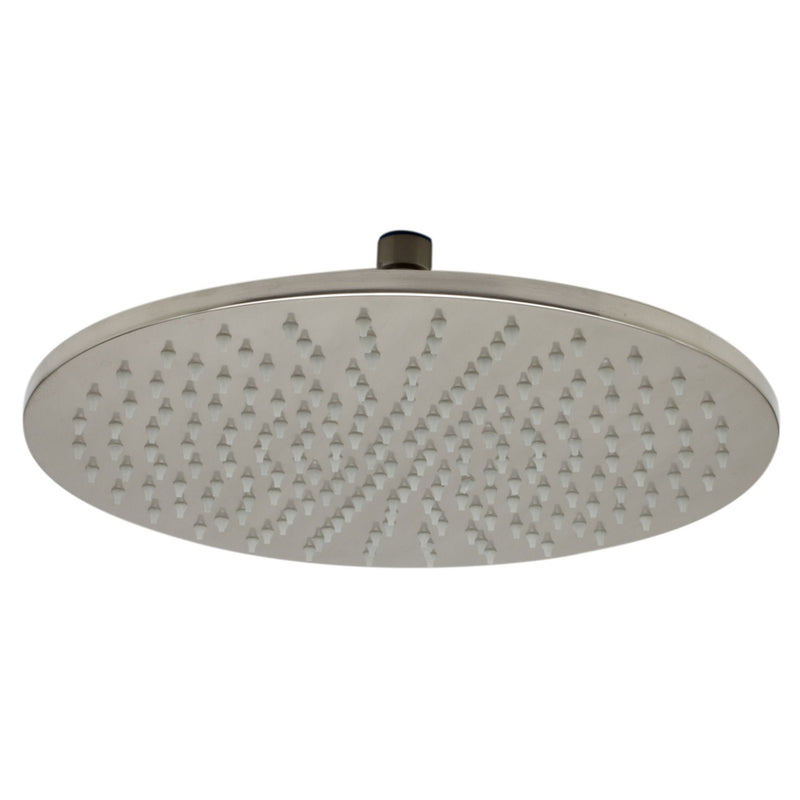 ALFI Brushed Nickel 12" Round Multi Color LED Rain Shower Head LED12R-BN