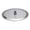 ALFI 12" Oval Brushed Solid Stainless Steel Ultra Thin Rain Shower Head RAIN128-BSS