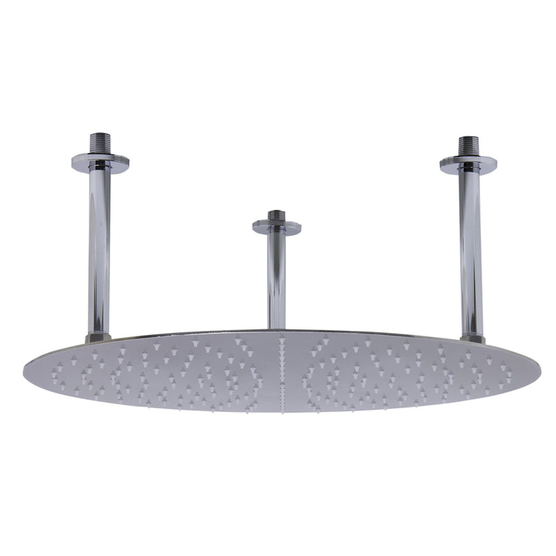 ALFI 20" Round Brushed Solid Stainless Steel Ultra Thin Rain Shower Head RAIN20R-BSS