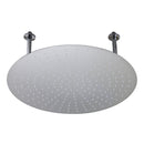 ALFI 24" Round Brushed Solid Stainless Steel Ultra Thin Rain Shower Head RAIN24R-BSS